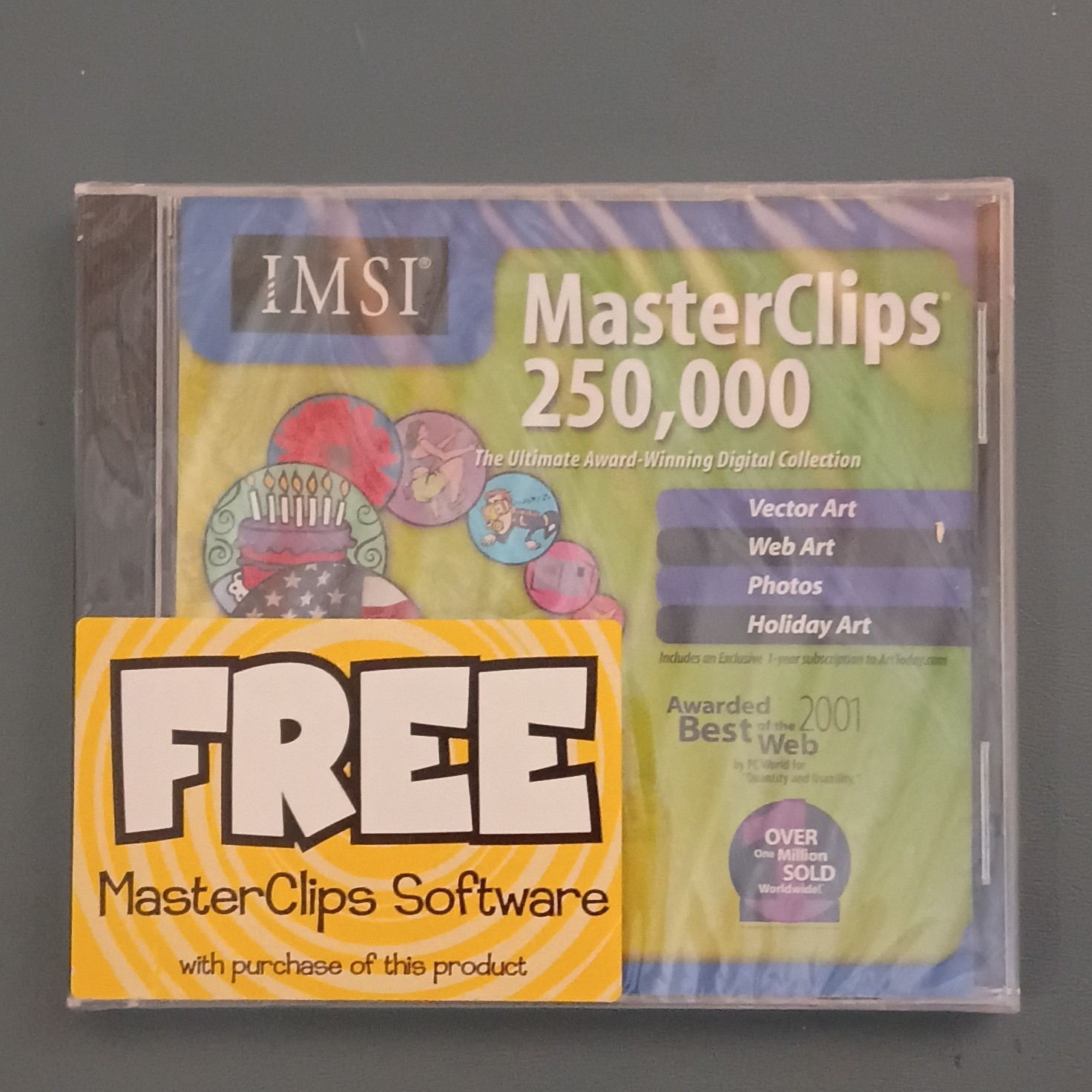 IMSI MasterClips 250,000 Clip Art CD-ROM Vector Art Web Art Photos Holiday Art