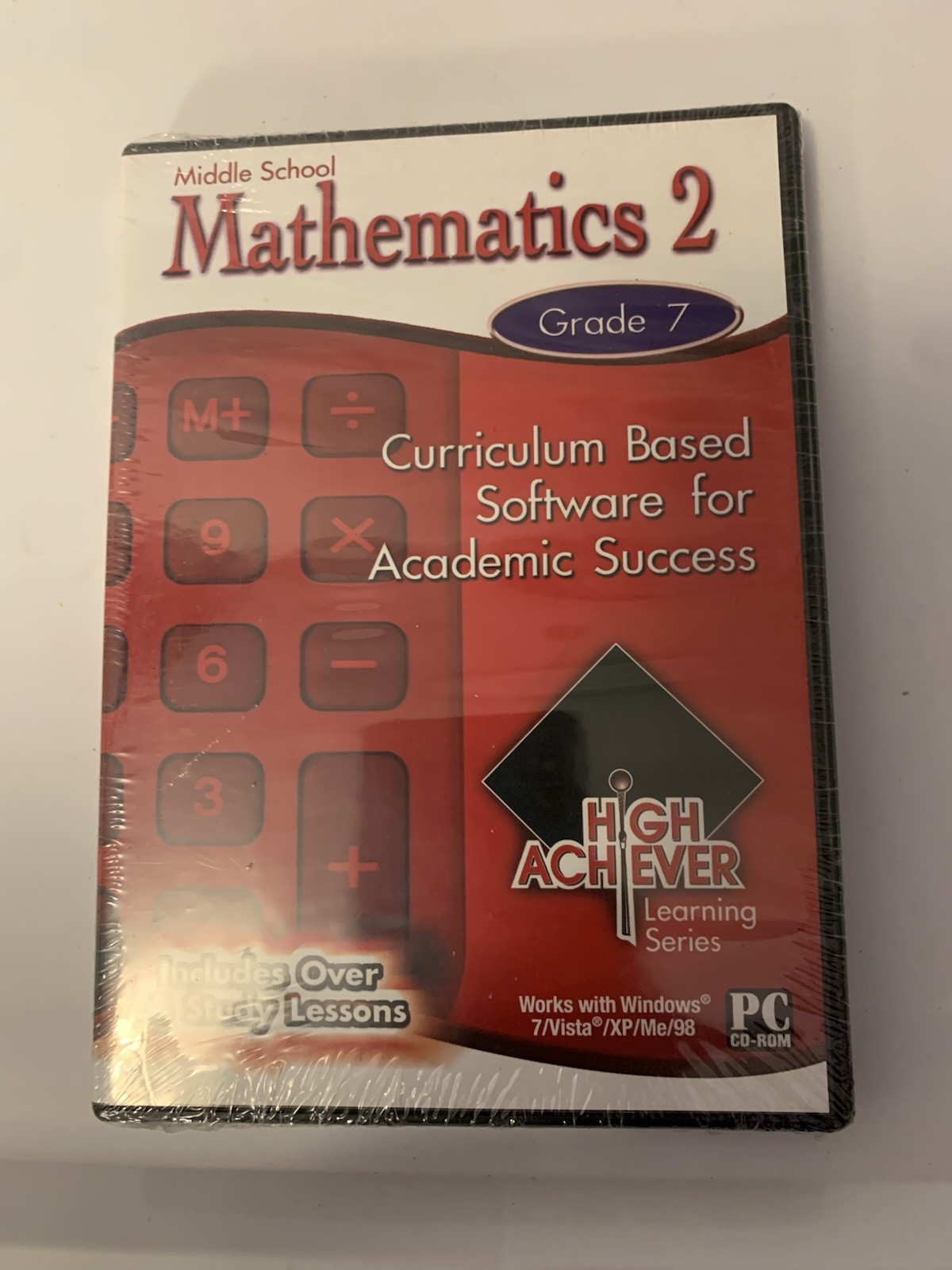 High Achiever Middle School Mathematics 2 (Grade 7) CD-ROM -NEW
