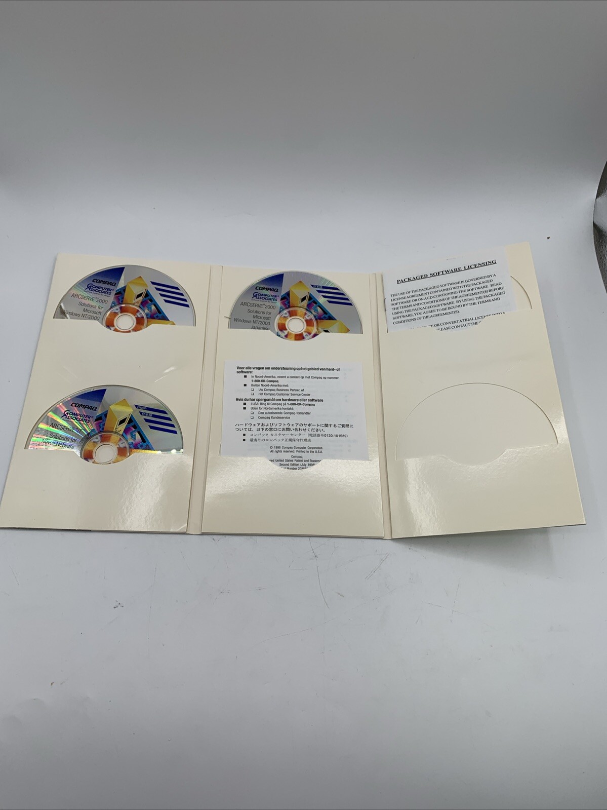 Lot Of 8 Compaq Veritas Computer Associates Storage Utility Software See Pics