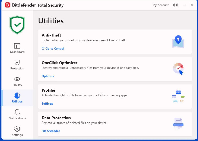 Bitdefender Total Security + Premium VPN 1 To 2 Year 1 To 10 Device (USA/CANADA)