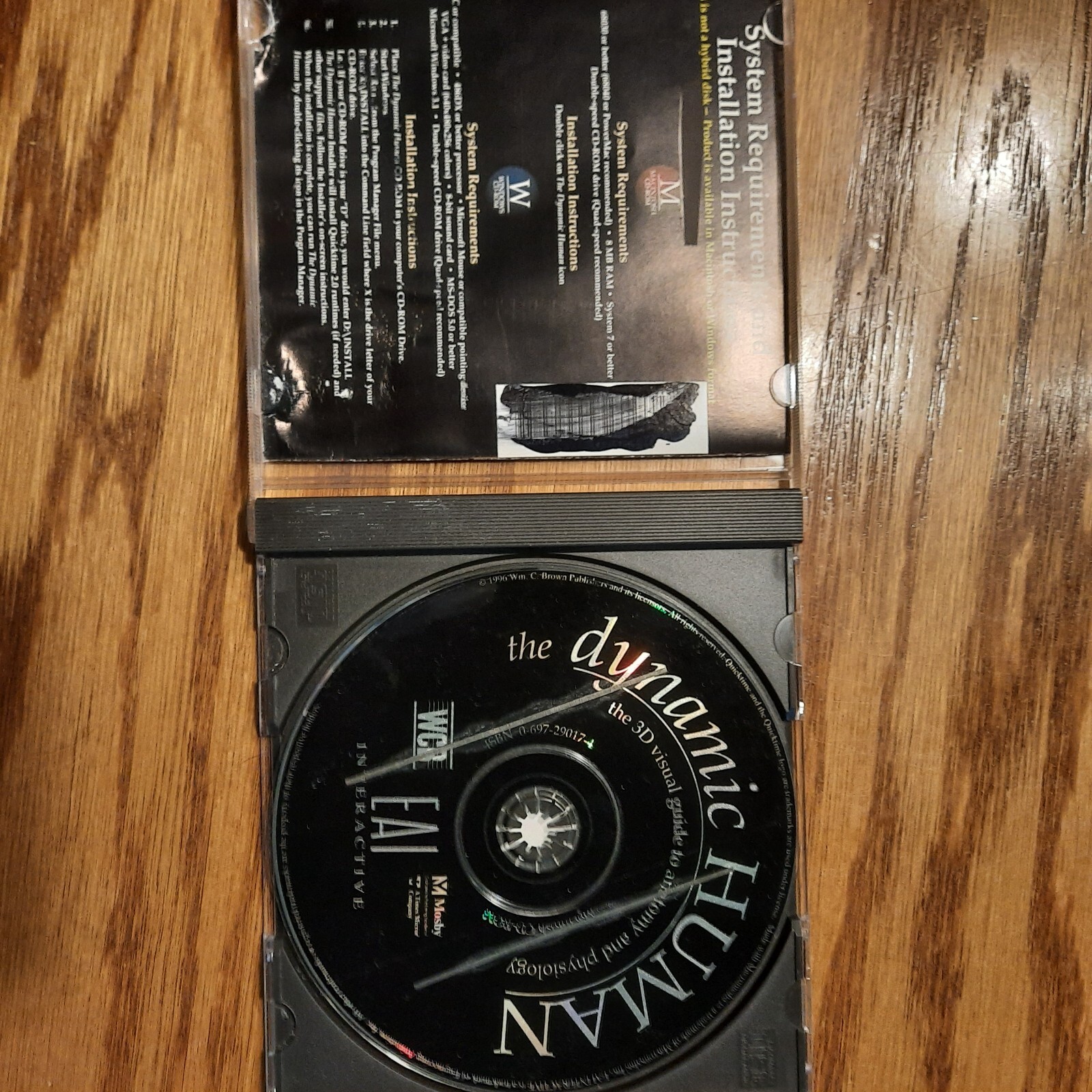 The Dynamic Human Version 3D Visual Guide to Anatomy CD-ROM Windows & Mac New