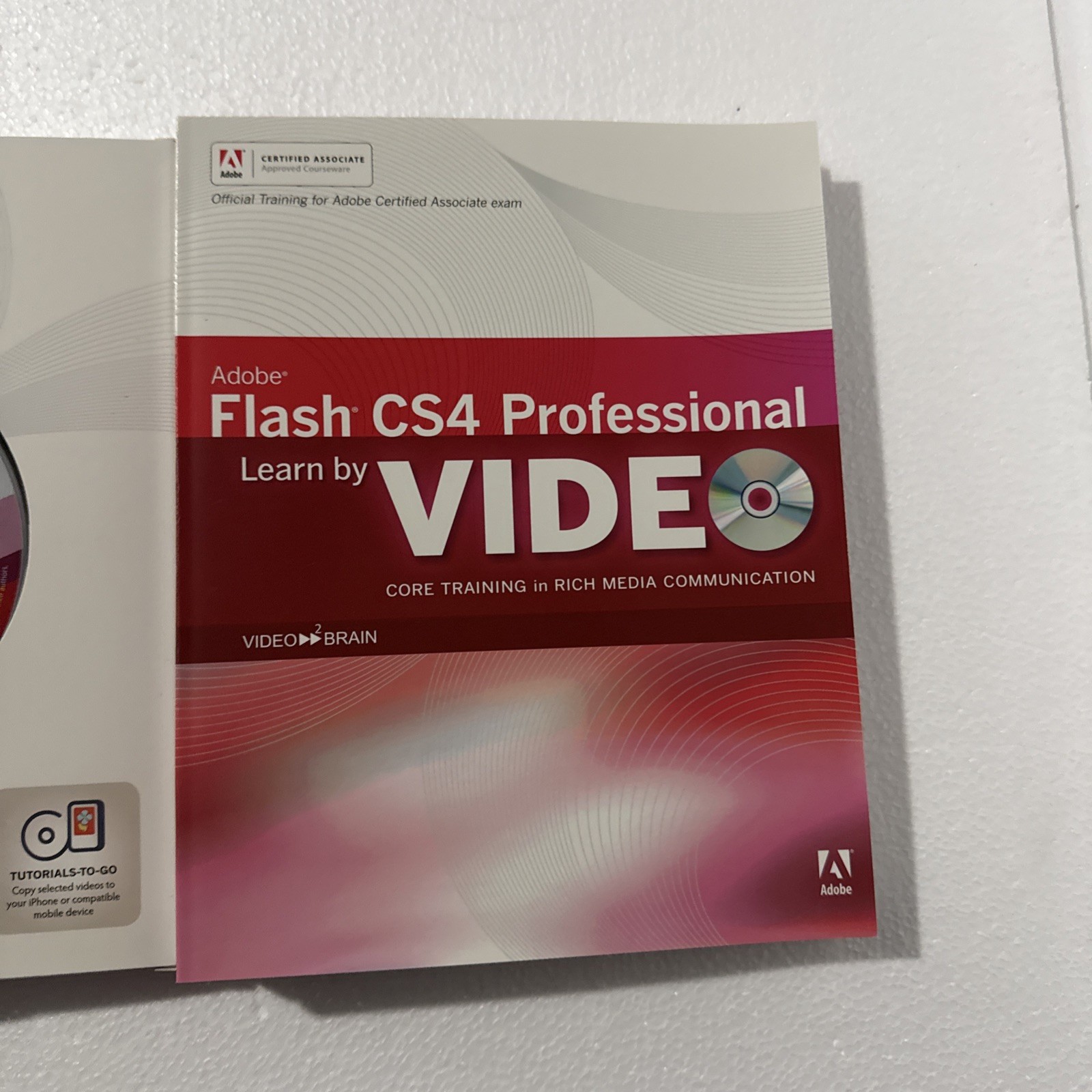 Adobe Flash CS4 Professional Learn By Video Plus Guidebook 2010 Digital Training