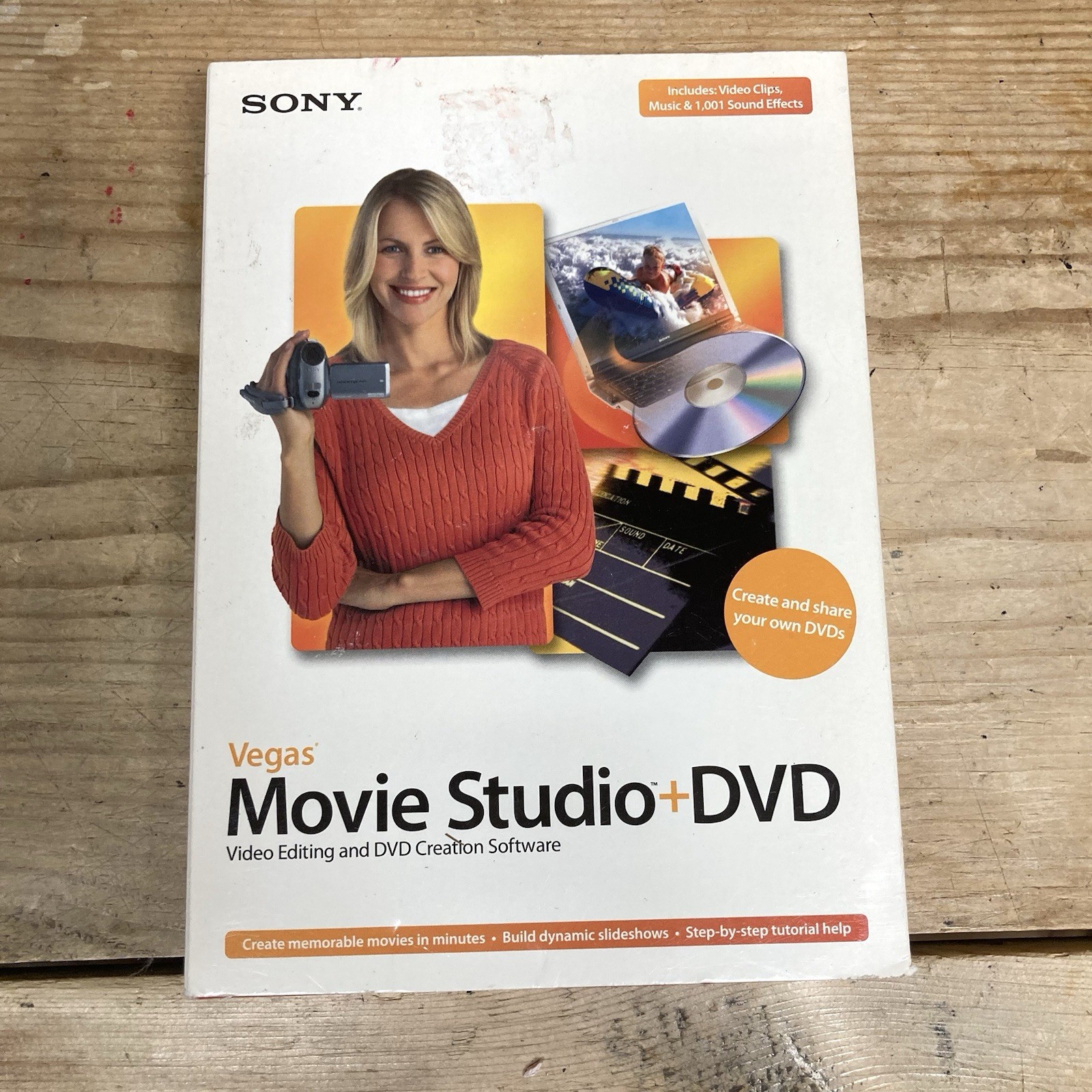 NEW SEALED Sony Vegas Movie Studio + DVD Edition Windows XP / 2000