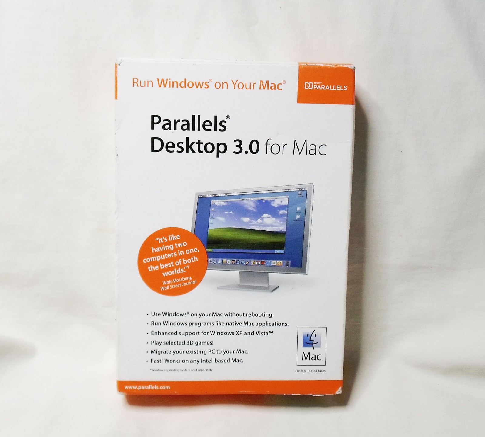 Parallels Desktop 3.0 for Mac, Run Windows on your Macintosh w/ Product Key