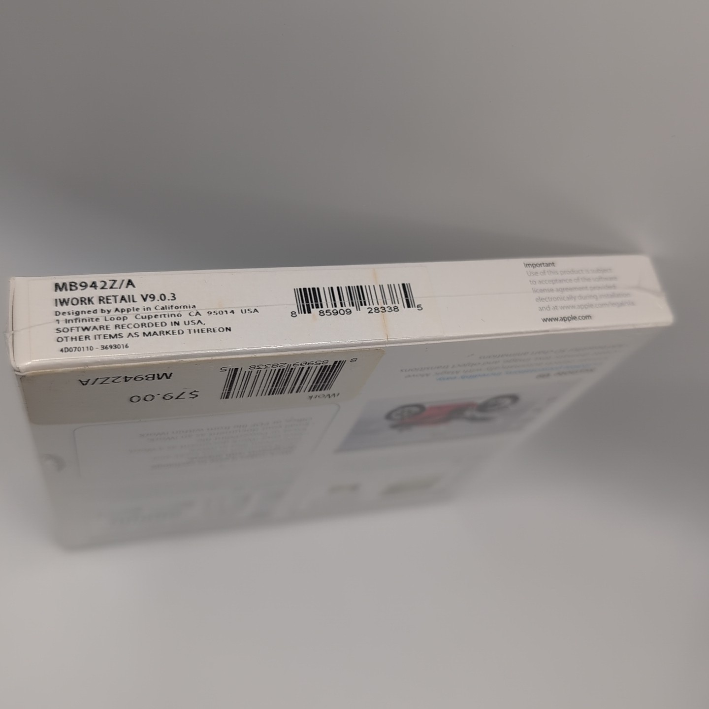 [NEW SEALED] Apple iWork ’09 Retail V9.0.3 Full Version MB942Z/A