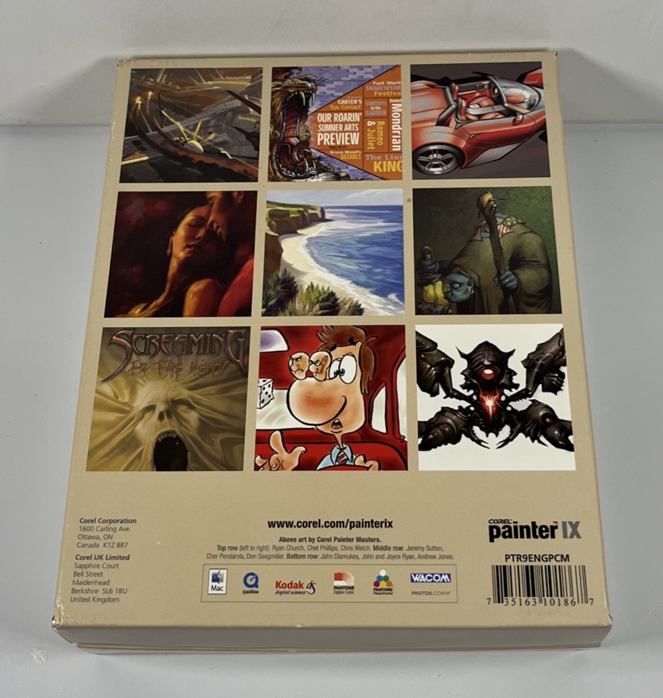 Corel Painter IX PC MAC Digital Brushes Design Draw Painting & Illustration
