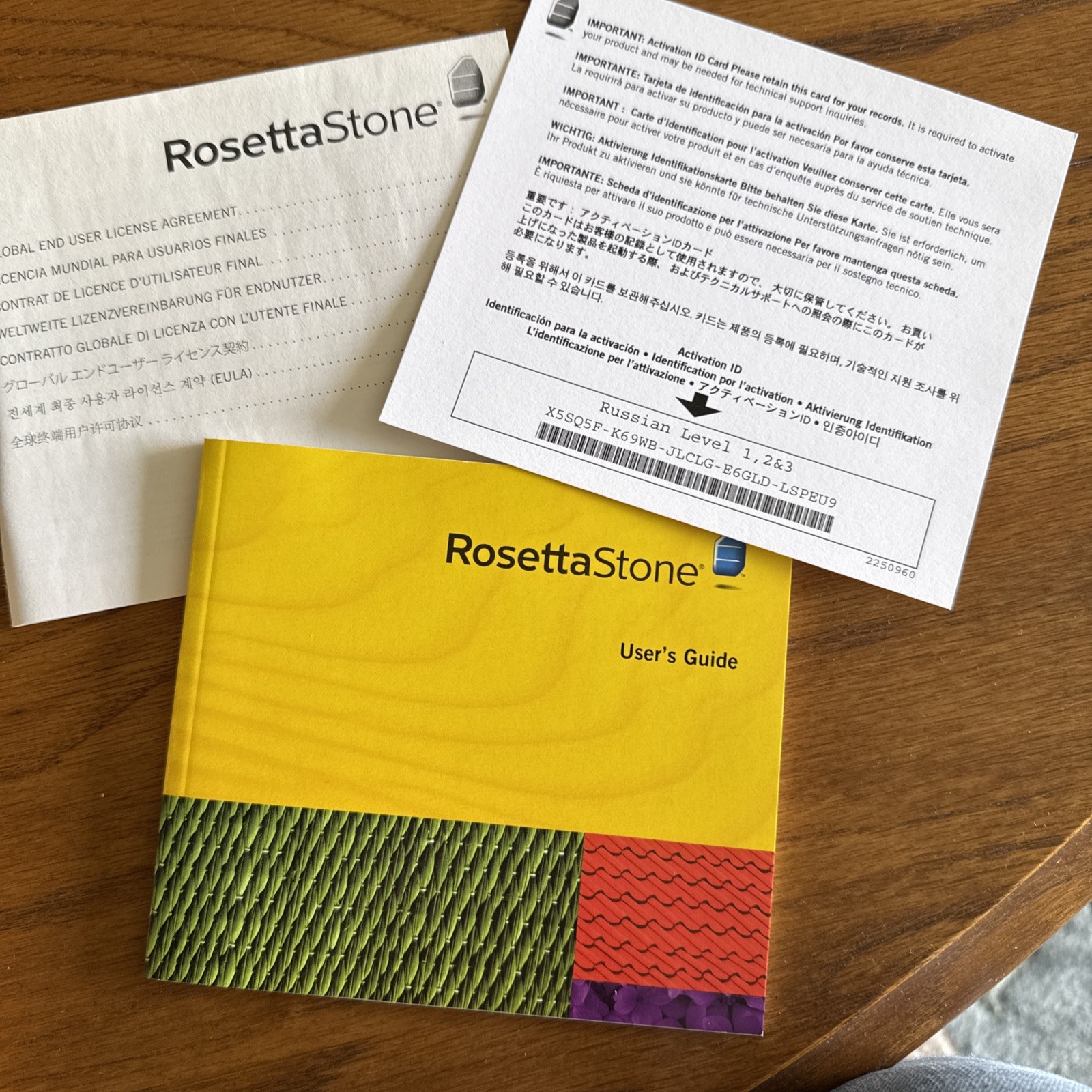 Rosetta Stone V3: Russian Level 1-3 Set Audio Companion Software & CDs Only