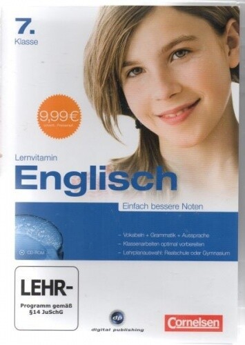 Cornelsen – Learning Vitamin English 7th Class – Simply Better Grades – PC Software