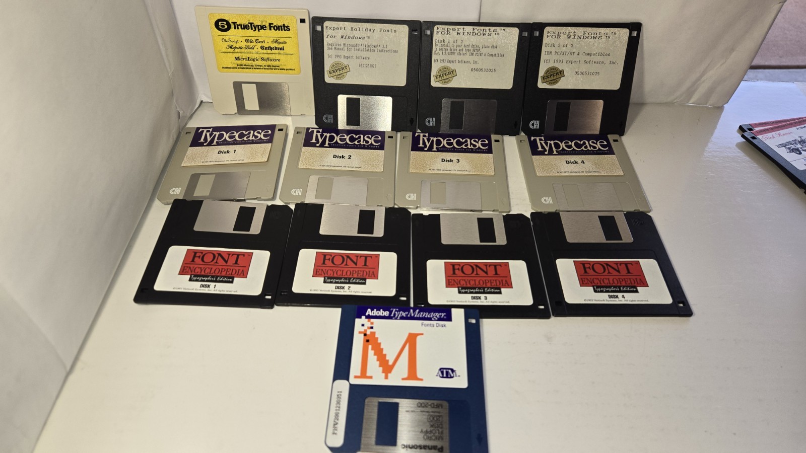 Microsoft Thumbs + Norton Cheyenne Parsons Western Digital hard 3.5″ Floppy Disk