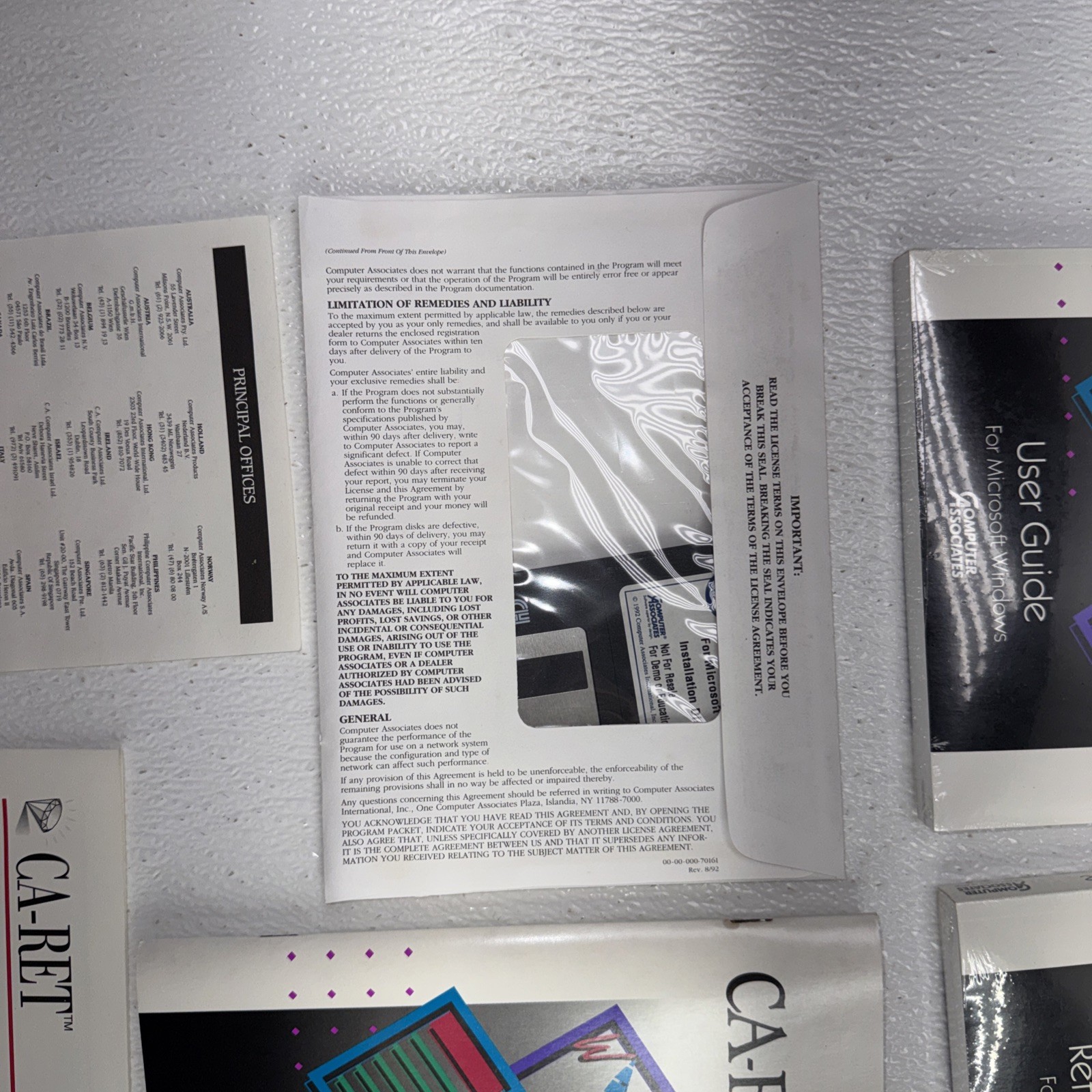 Vintage CA-Ret/ Xbase Visual Report Writer Computer Associates Rare
