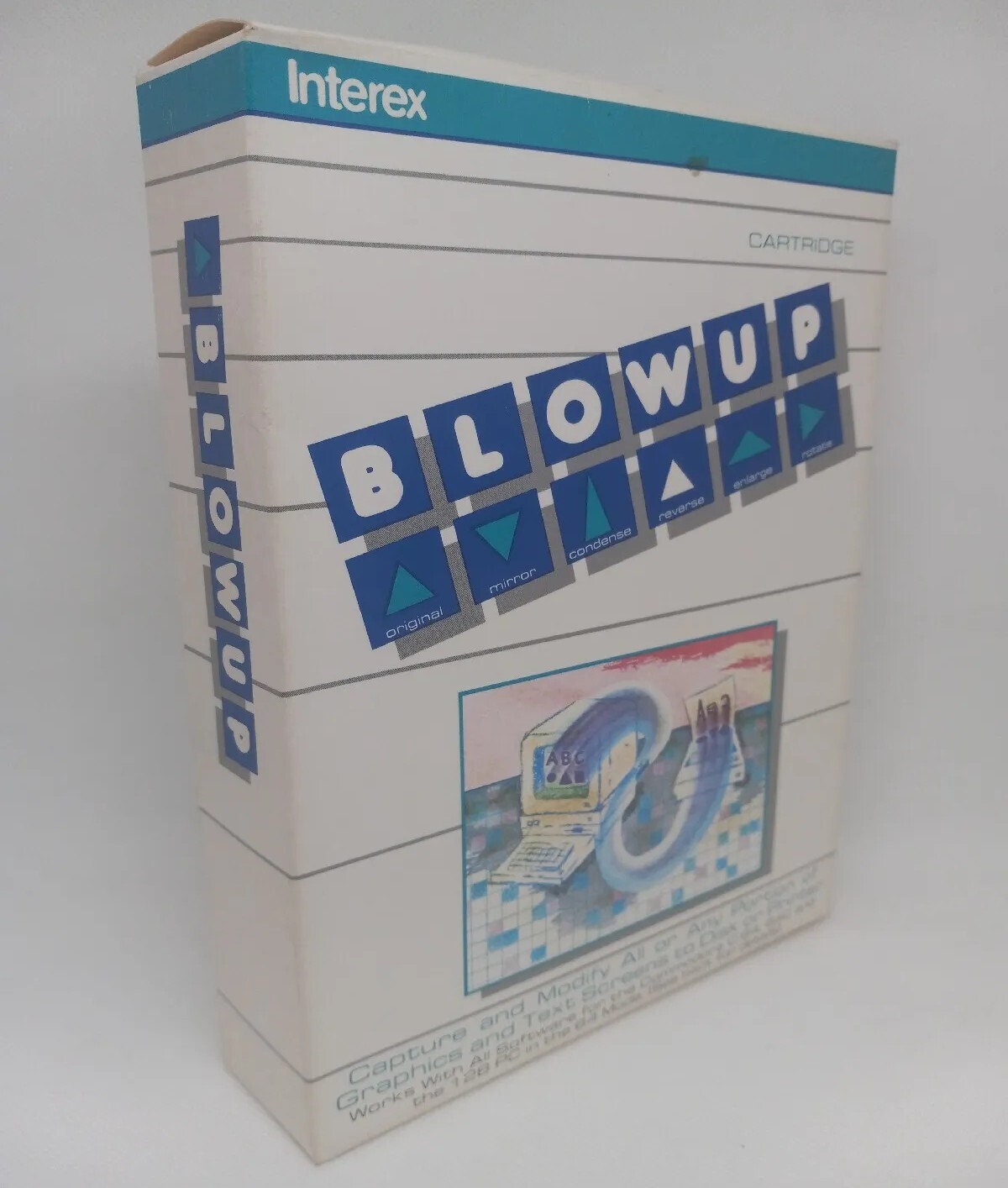 Commodore 64/64C/128 BLOWUP – Vintage 1987 Cartridge – Capture & Modify Screens