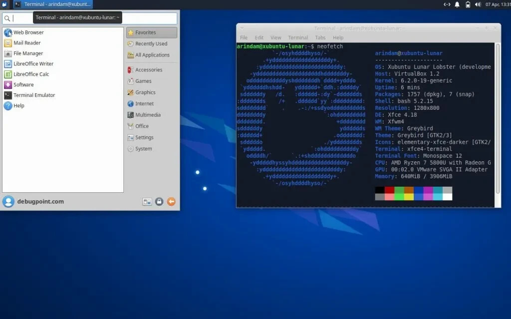 xubuntu minimal 24.04.2-4GB USB KEY AMD64 Canada only
