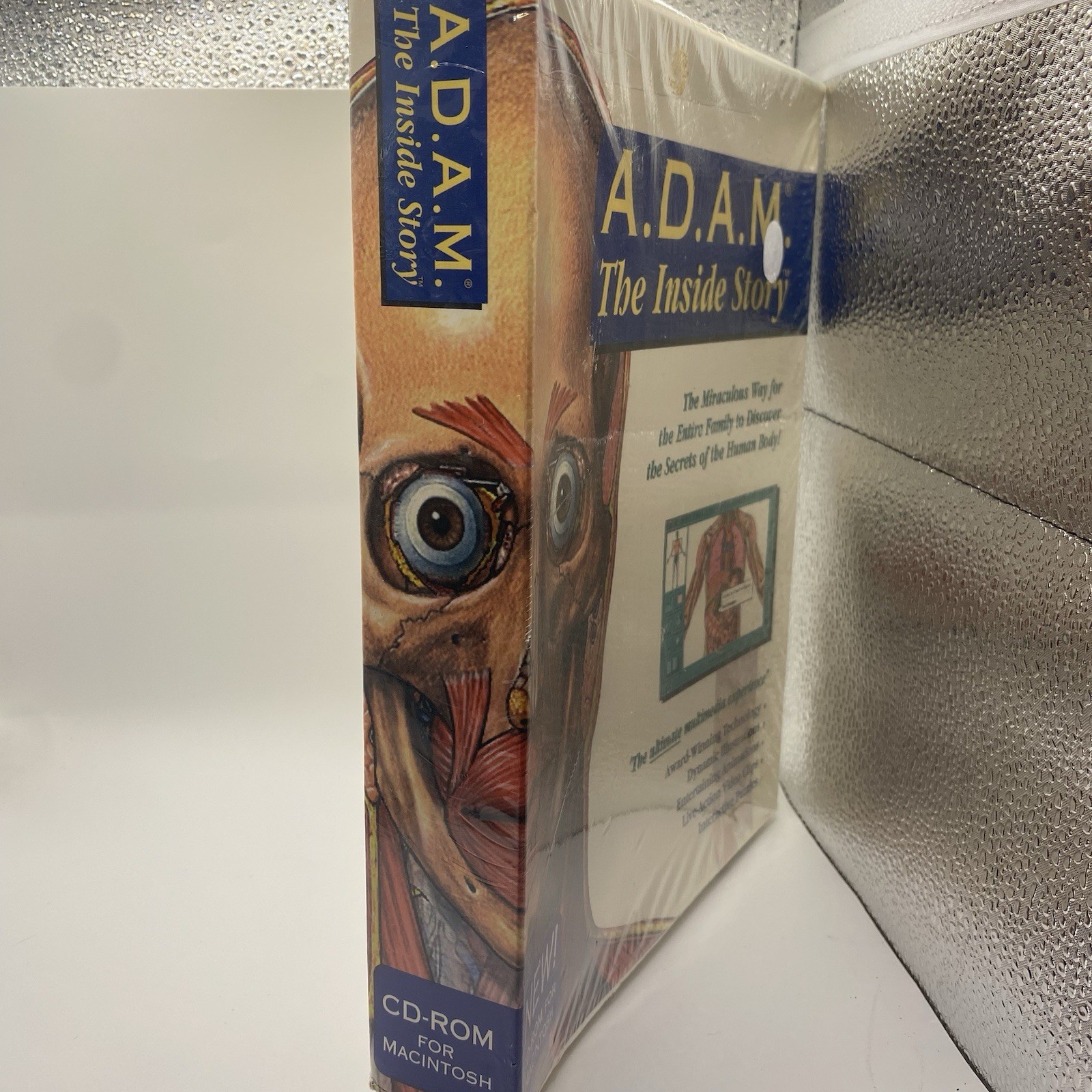 A.D.A.M. The Inside Story 1995 Medical Instructional CDROM Macintosh Anatomy Vtg