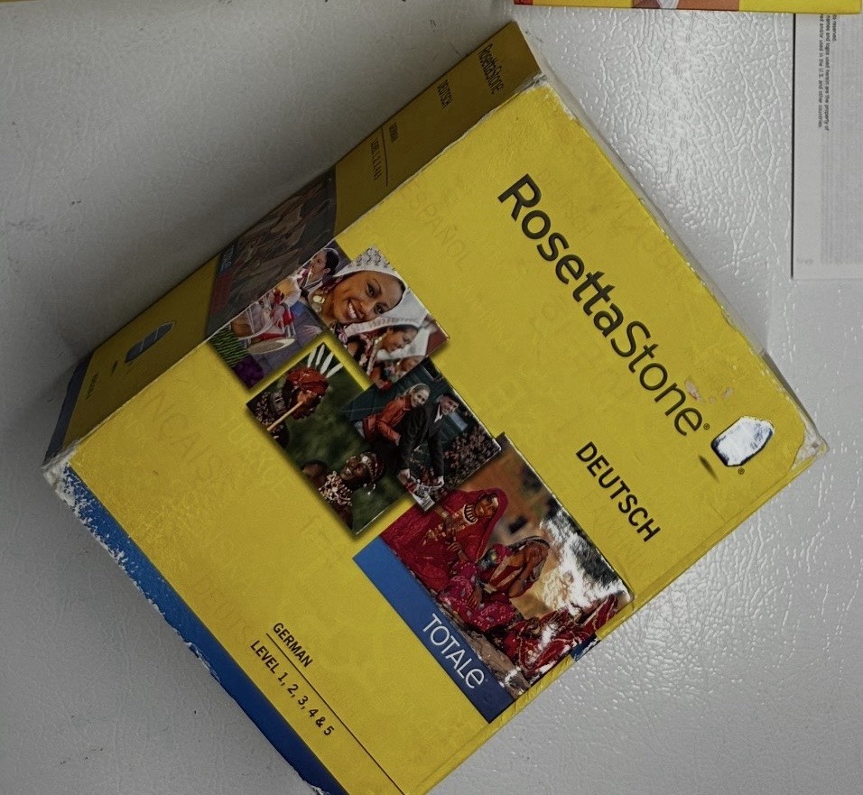 Rosetta Stone CD set – German (Deutsch) Level 1