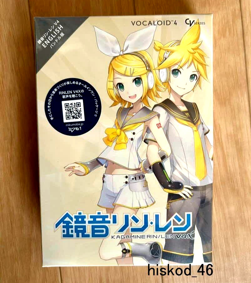 CRYPTON KAGAMINE RIN LEN V4X English Bundle Vocaloid 4 Music Sound DVD Software