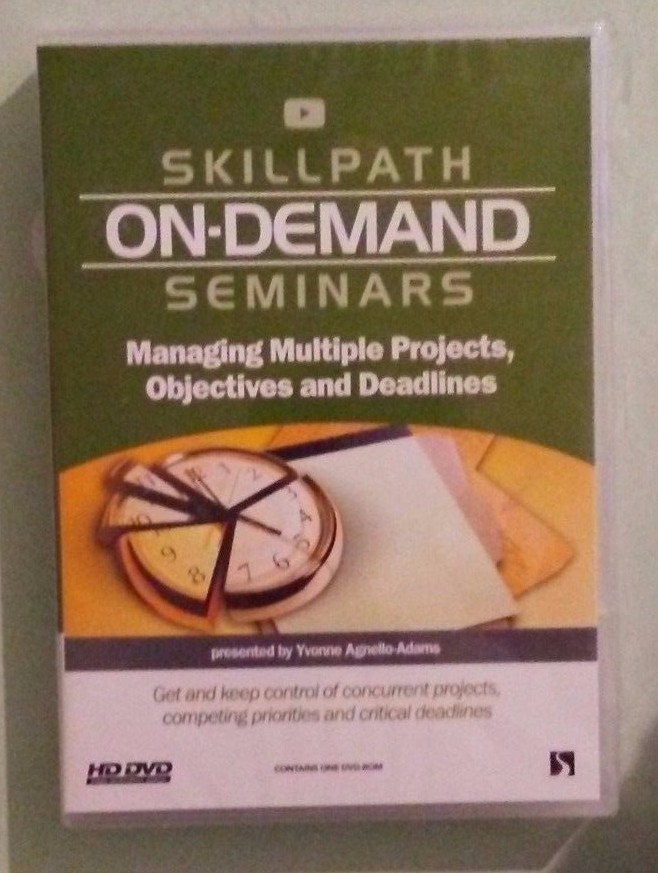 skillpath on demand seminars MANAGING MULTIPLE PROJECTS OBJECTIVES DVD ROM NEW