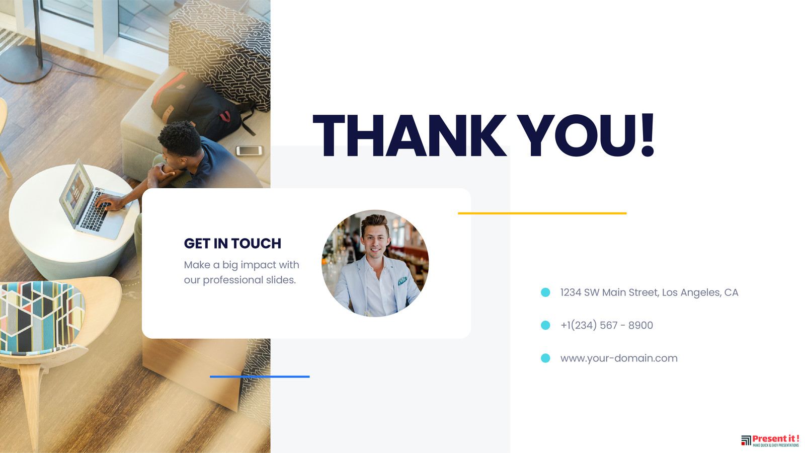 Thank You Ppt Infographic Template