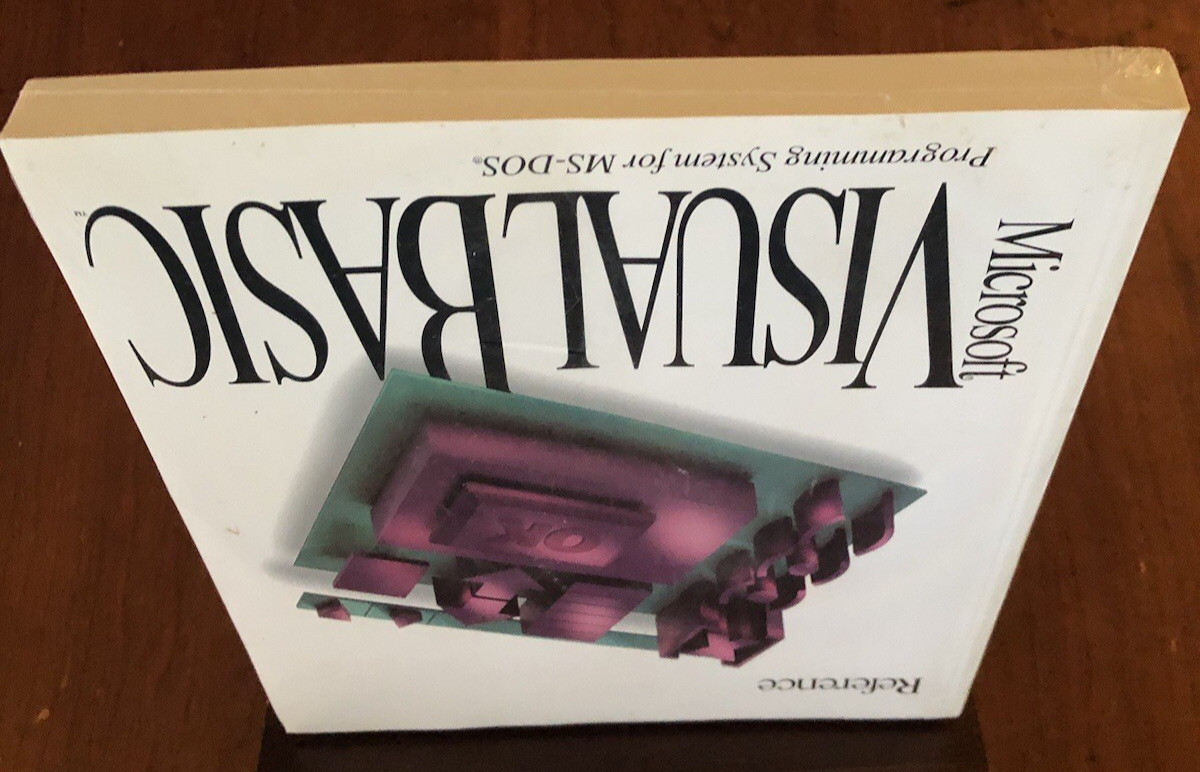 Microsoft Visual Basic Programming System (1.0) for MS-DOS NEW-SHRINK WRAPPED
