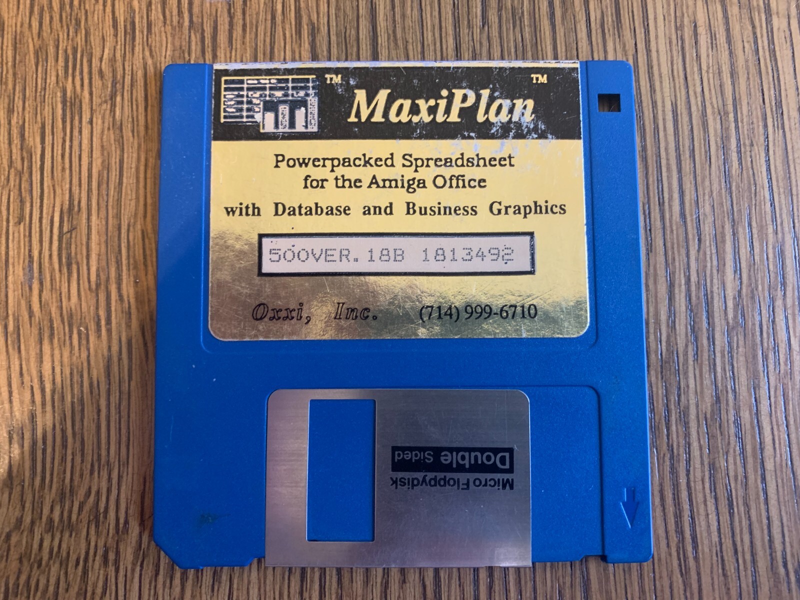 MAXIPLAN PROGRAM AMIGA COMPUTER 3.5″ INCH FLOPPY(S) TESTED EXCELLENT COND
