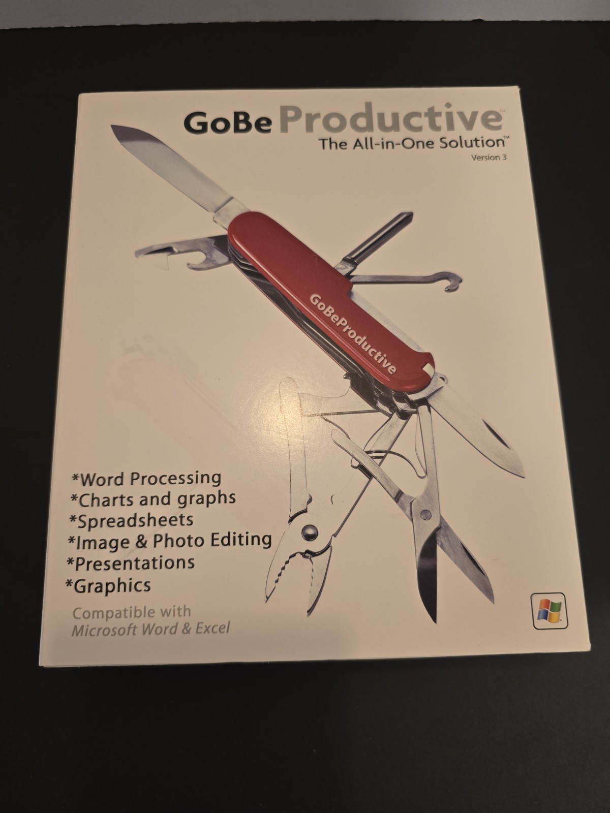 Gobe Productive All In One Version 3 Office Suite 2003 Windows New Sealed