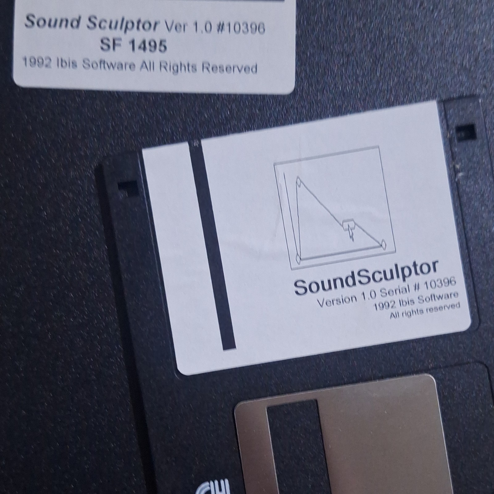 Ibis Software Sound Sculptor Version 1.0 5.25 in Floppy Disc MPN 10396 SF 1495