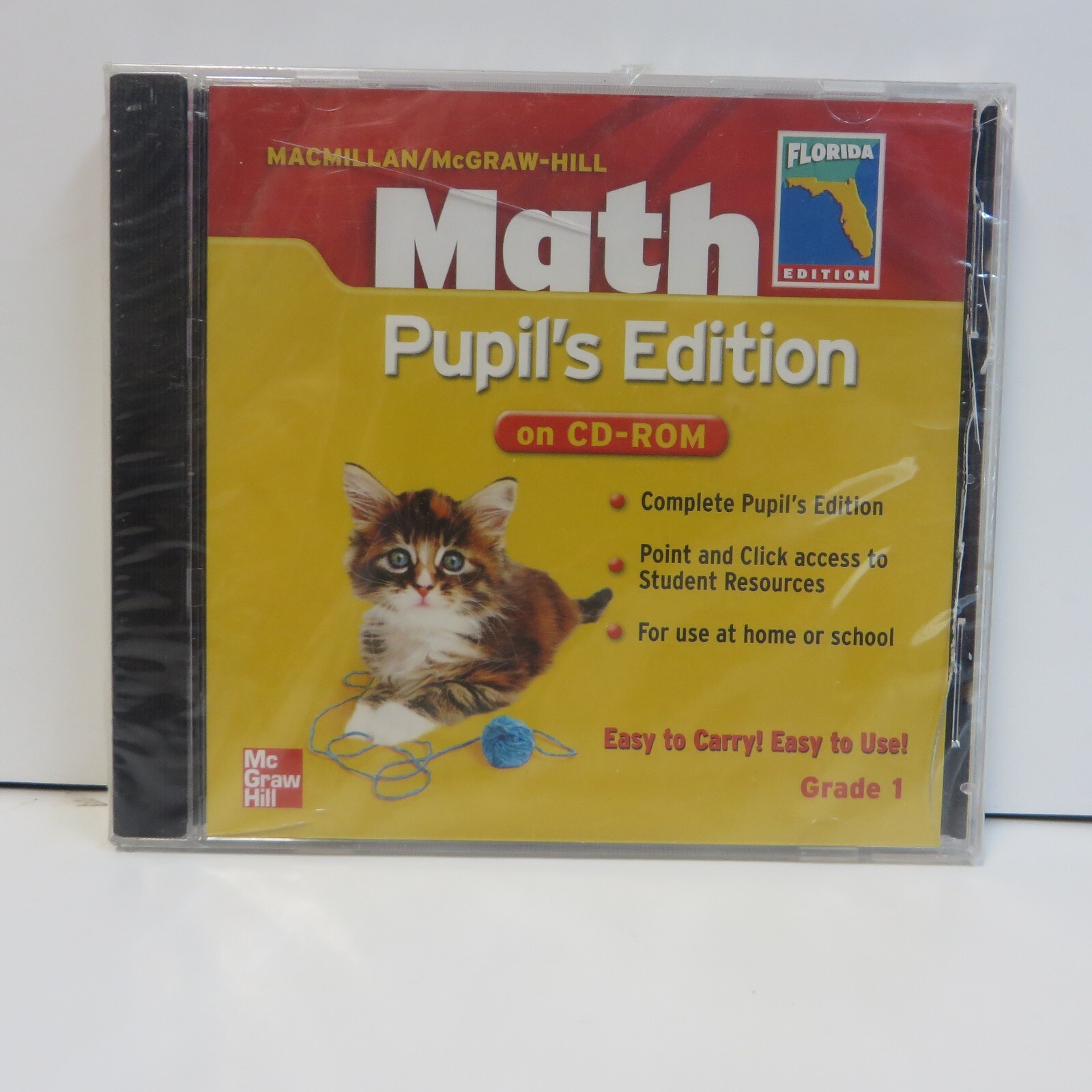 Macmillan/McGraw-Hill Math Pupil’s Edition Florida Edition Grade 1 CD ROM