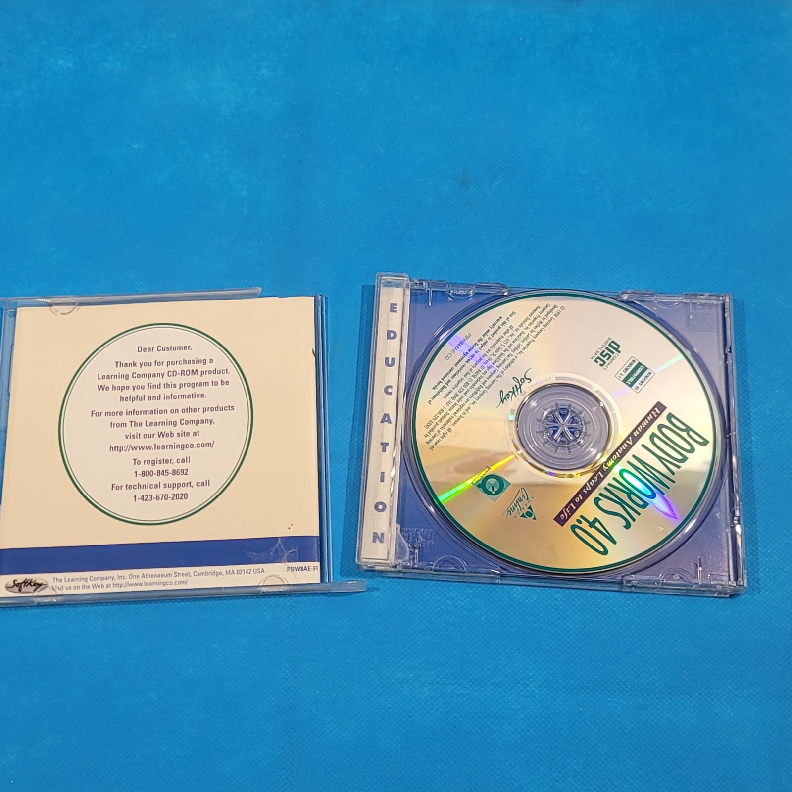 Vintage PC CD-ROM Bodyworks 4.0 Human Anatomy