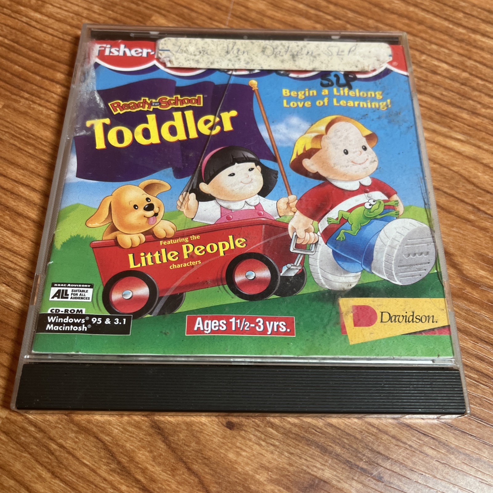 Little People Ready for School Toddler Ages 1 1/2-3 Years Fisher Price CD-Rom