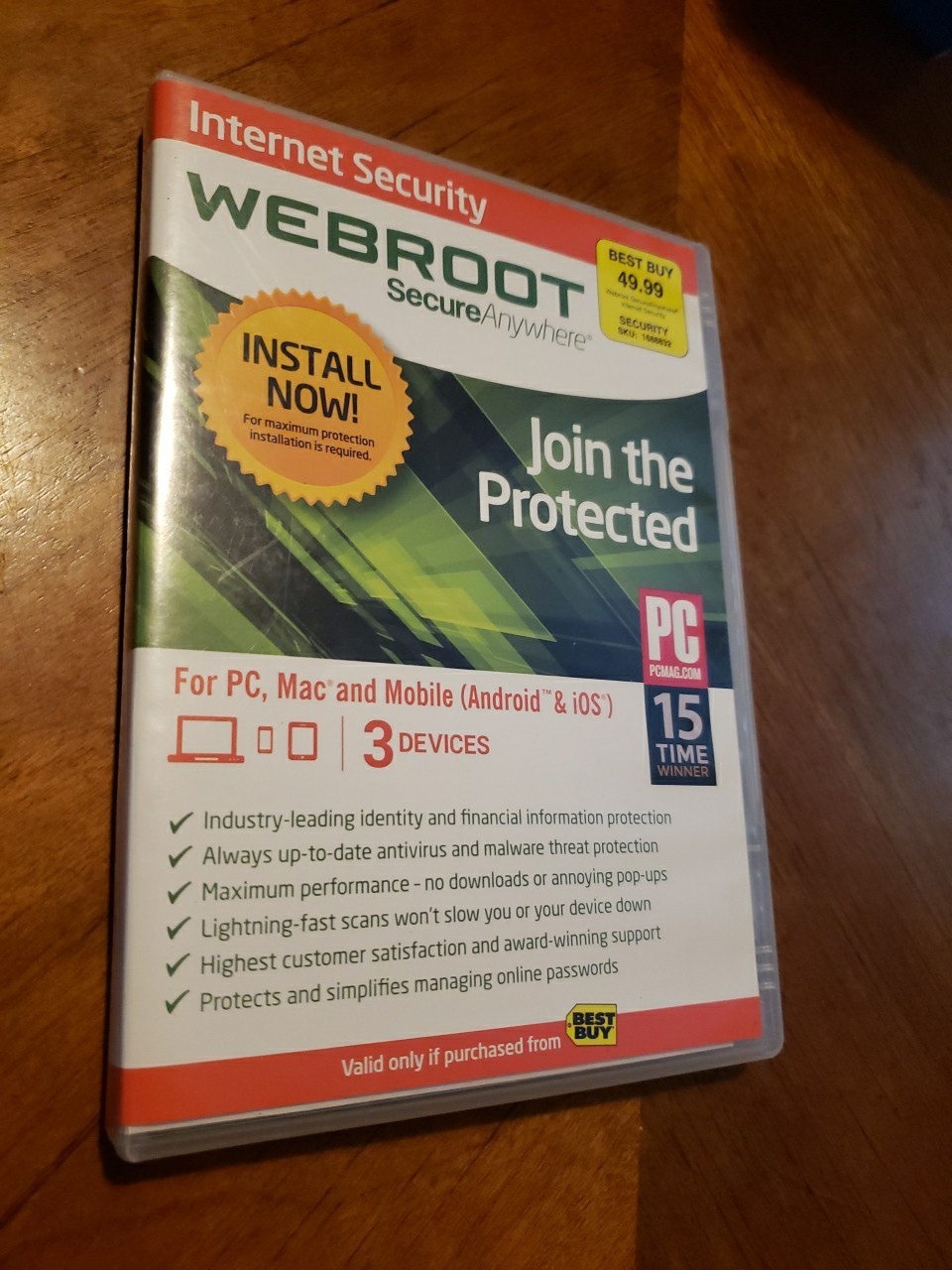 Webroot SecureAnywhere Internet Security – Full Version for Windows & Mac