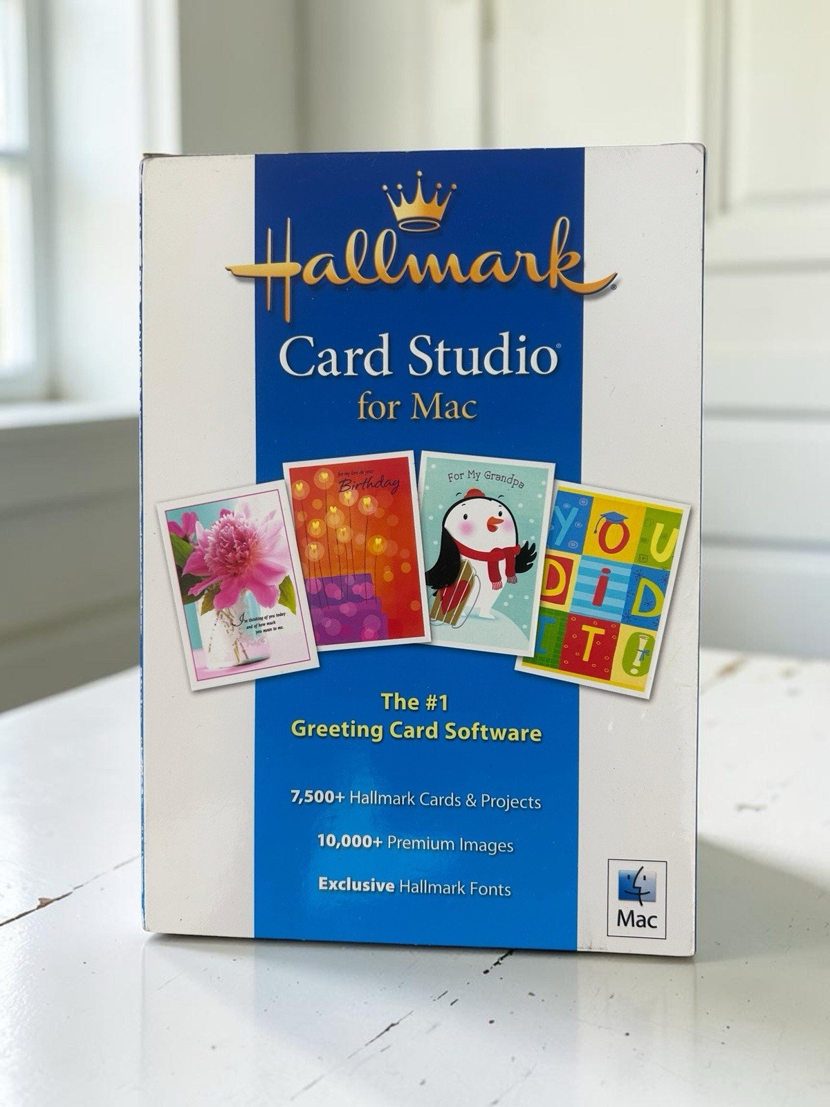 Sealed Hallmark Card Studio Mac DVD Greeting Card Software 7500+ Cards Box