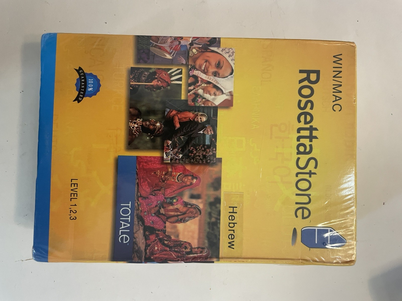 New RosettaStone Hebrew Level 1,2, & 3 Version 4 WIN/MAC CD-ROM Personal ED