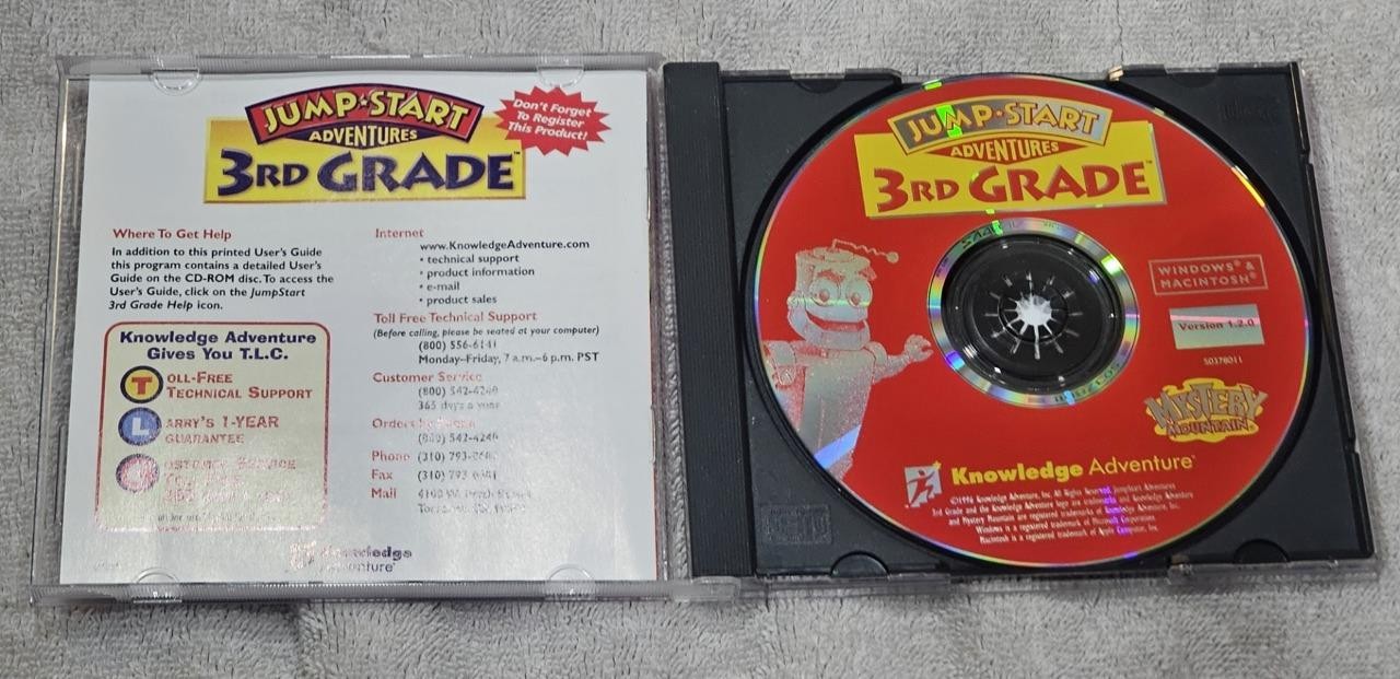JumpStart 3rd Grade (7-9yrs) – Educational Game, Learning System PC MAC CD-ROM