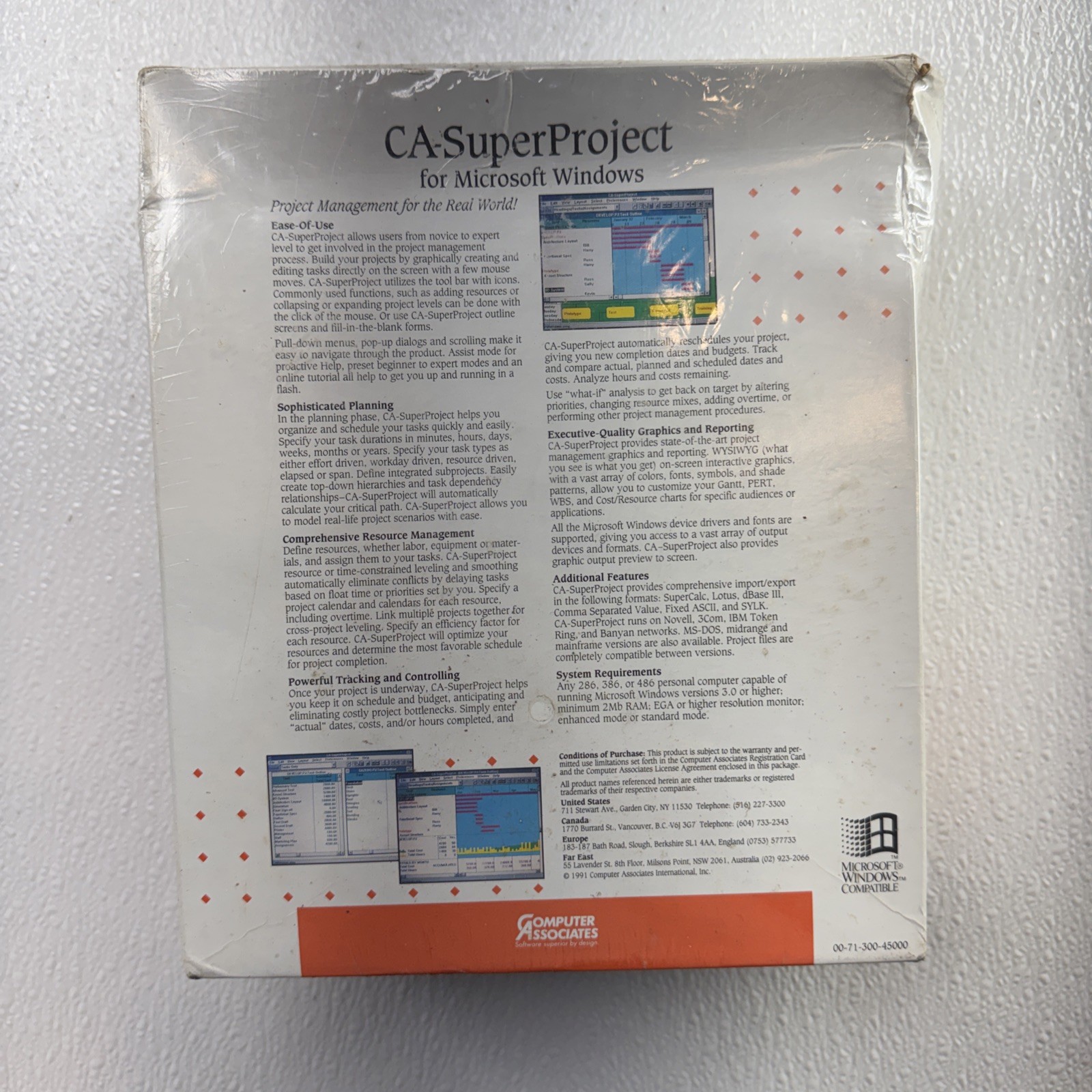 BRAND NEW CA-SuperProject For MS-DOS In Plastic – DEMO VERSION