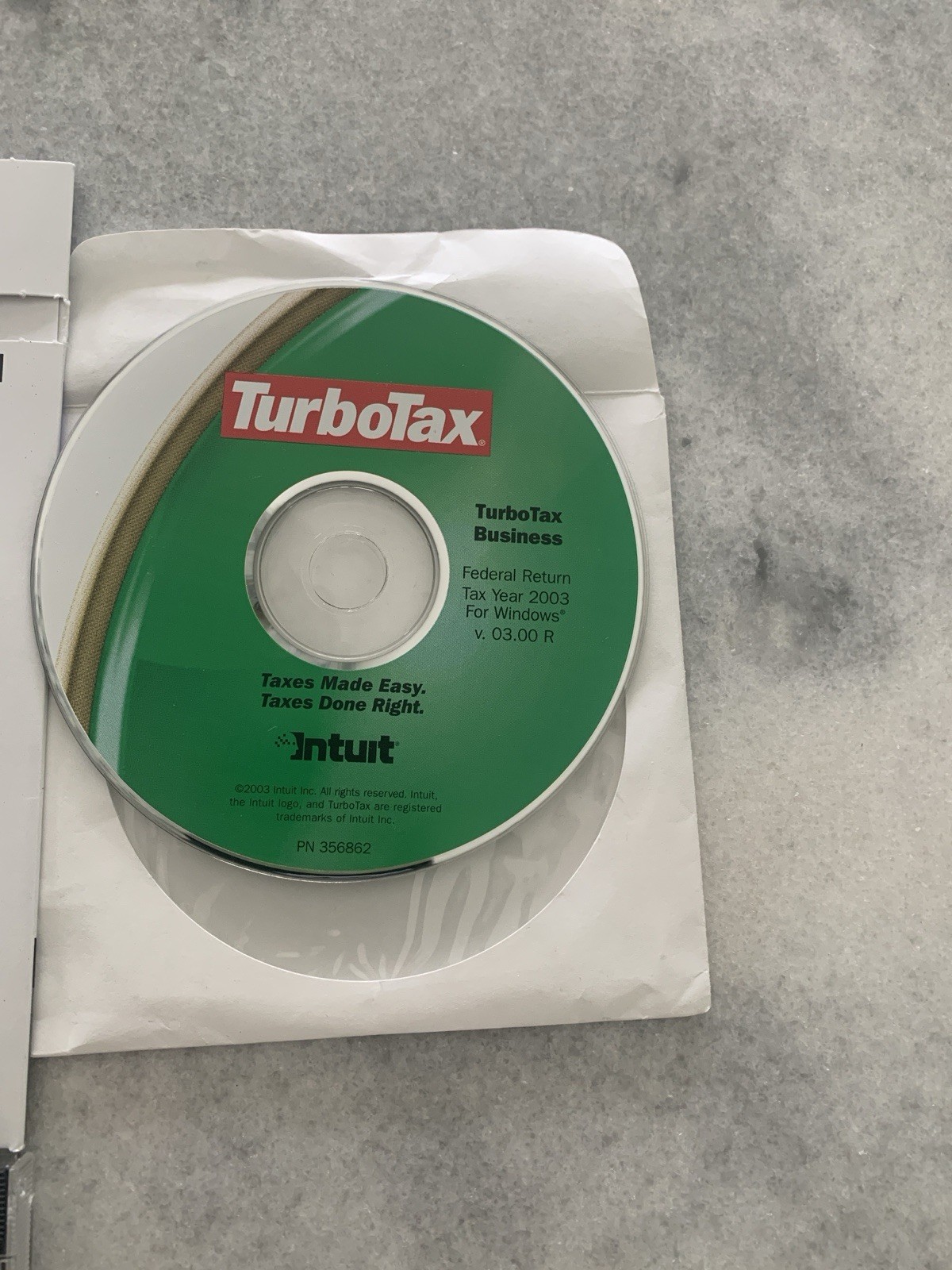 Turbo Tax CDs Mixed Years