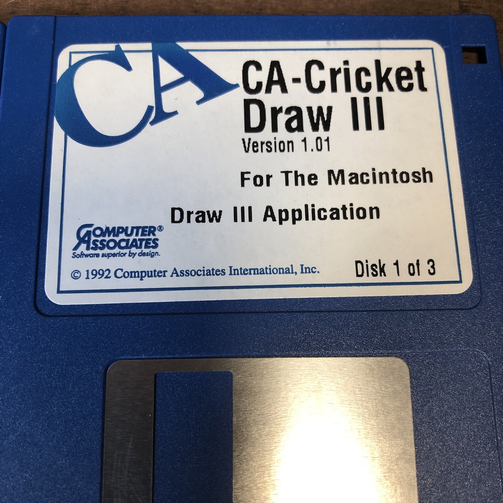Vintage Computer Associates CA Grpah Cricket 1.01 For Macintosh