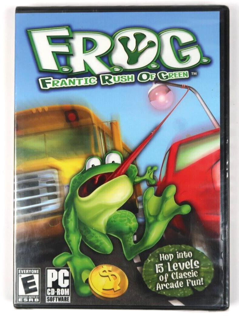 F.R.O.G. Frantic Rush of Green (PC, 2004) New Sealed PC Game