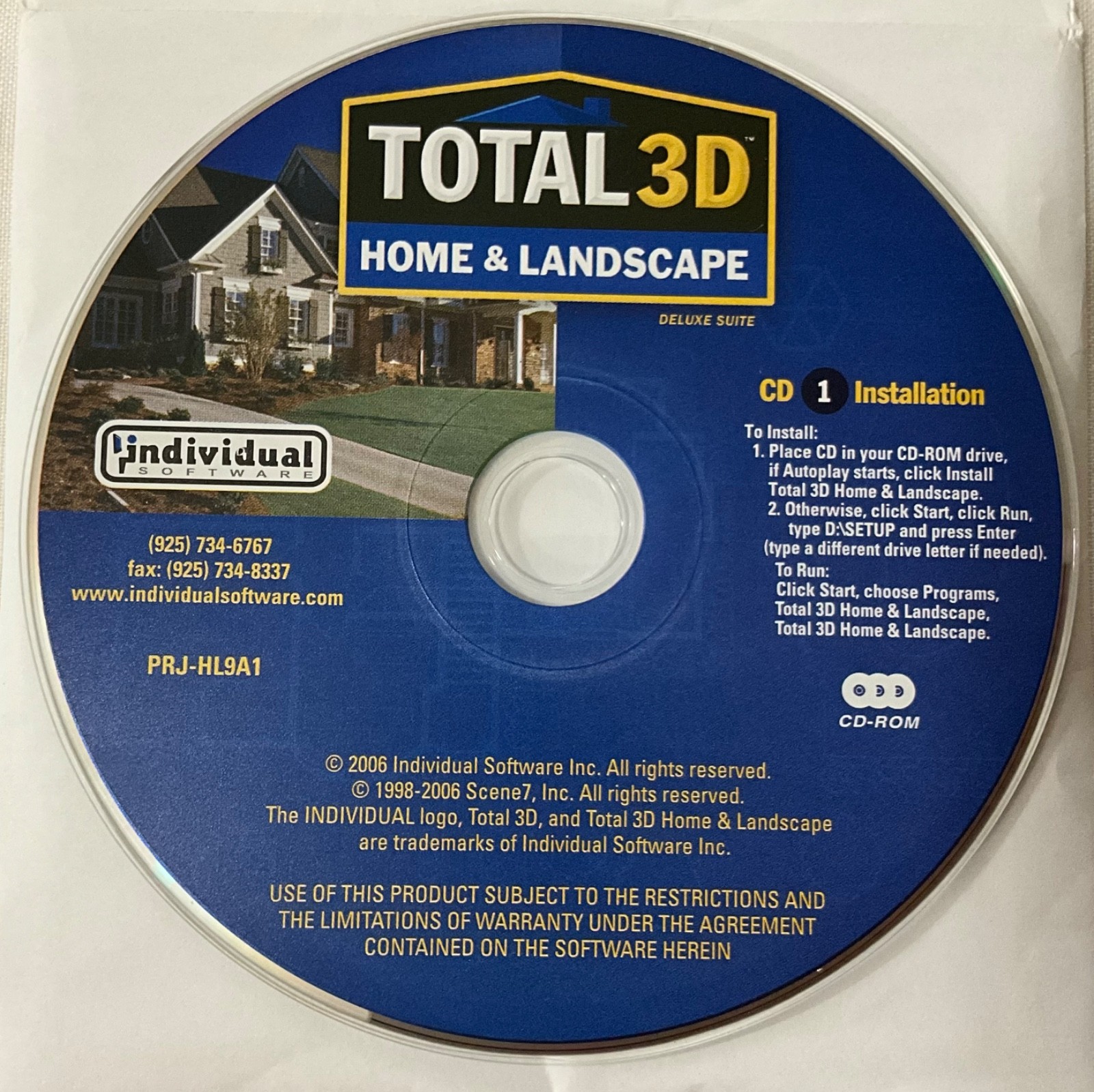 Several Home &Landscape CD’s Broderbund 3D Home Architect Deluxe Total 3D Design