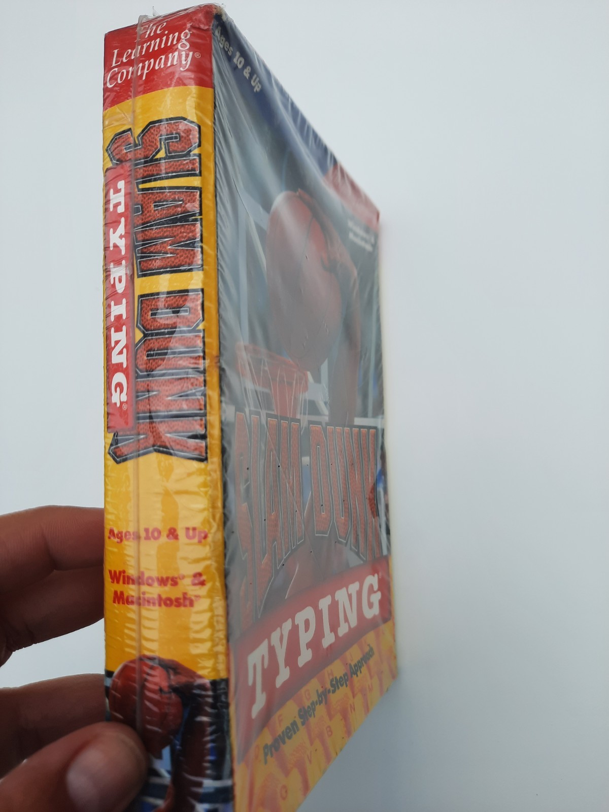 Slam Dunk Typing PC CD-ROM The Learning Company 1997 Sealed New Box Warped Box