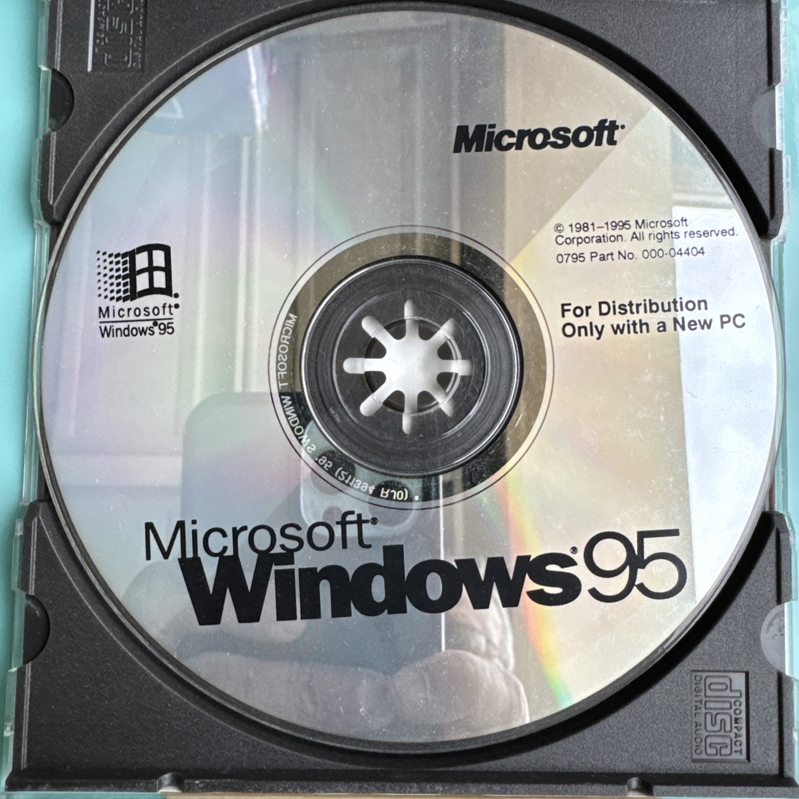 Microsoft Windows 95 Operating System PC Card – 000-04404