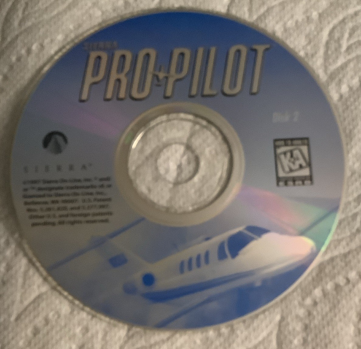 Sierra Pro Pilot Flight Simulation CD Computer Software Disc 2 English Language