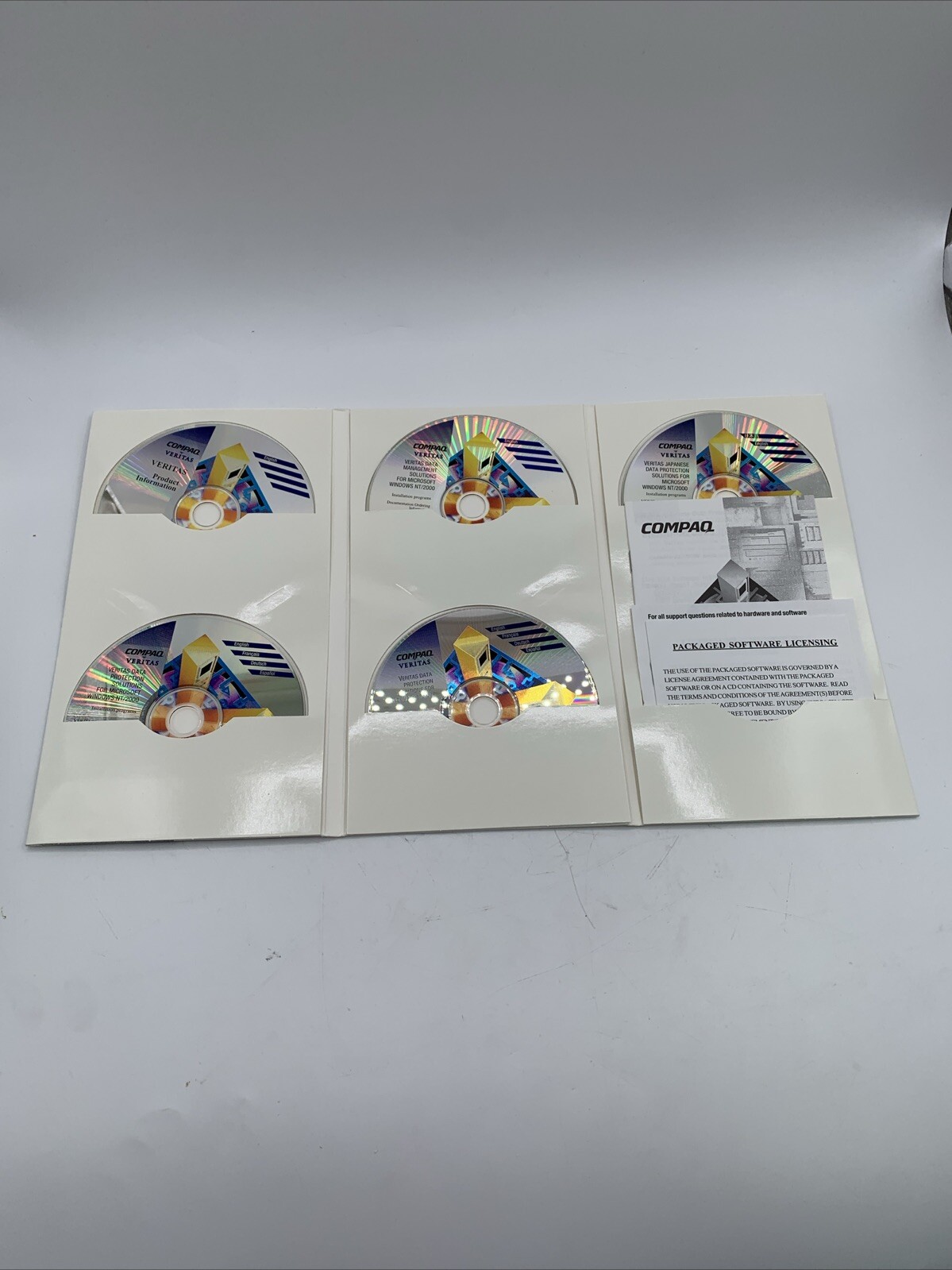 Lot Of 8 Compaq Veritas Computer Associates Storage Utility Software See Pics