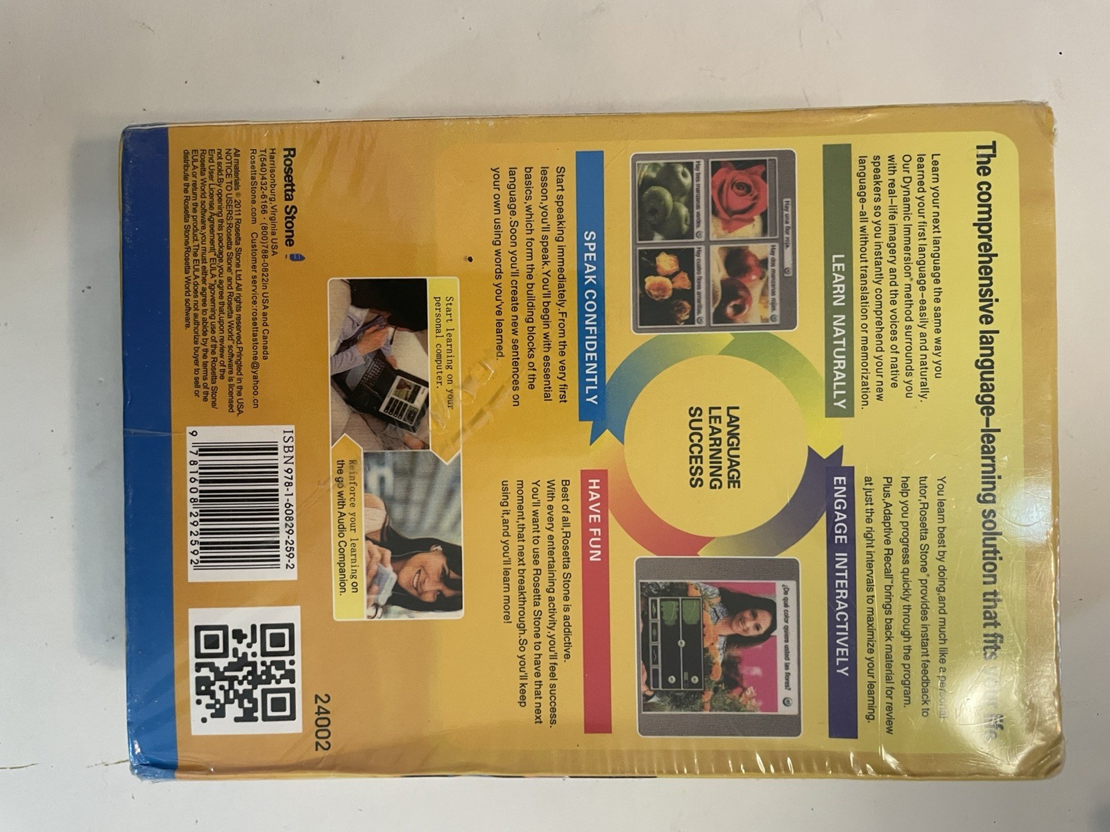 New RosettaStone Hebrew Level 1,2, & 3 Version 4 WIN/MAC CD-ROM Personal ED