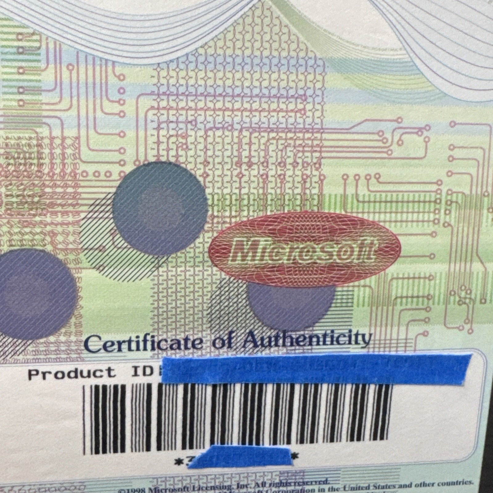 OEM Microsoft Windows 95 CD & Plus! USB Micron with Certificate of Authenticity