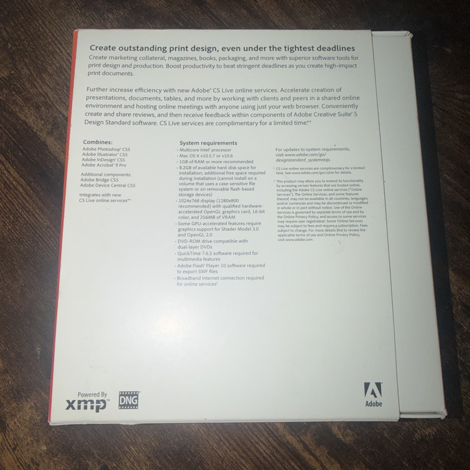 Adobe Creative Suite 5 Design Premium CS5 Mac OS Student Edition