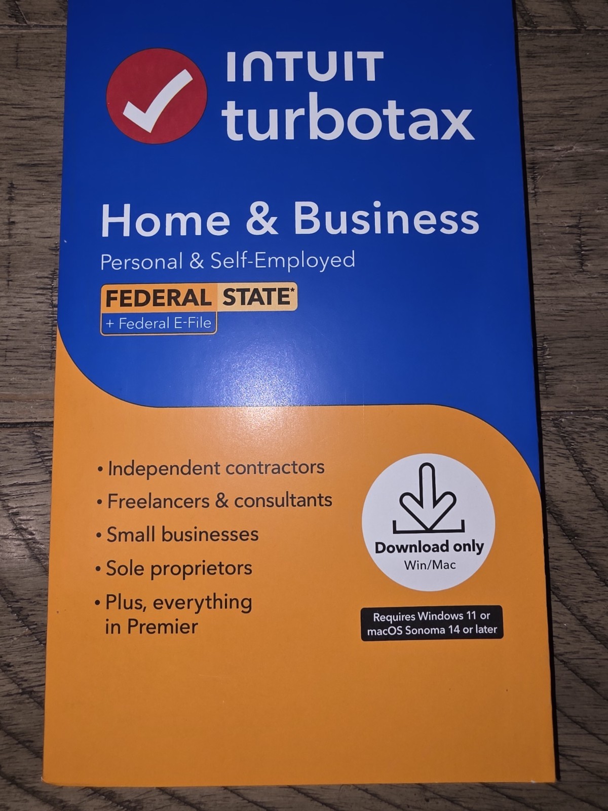Turbo Tax Home & Business 2025 Unopened NUMBER KEY INCLUDED & Shipped