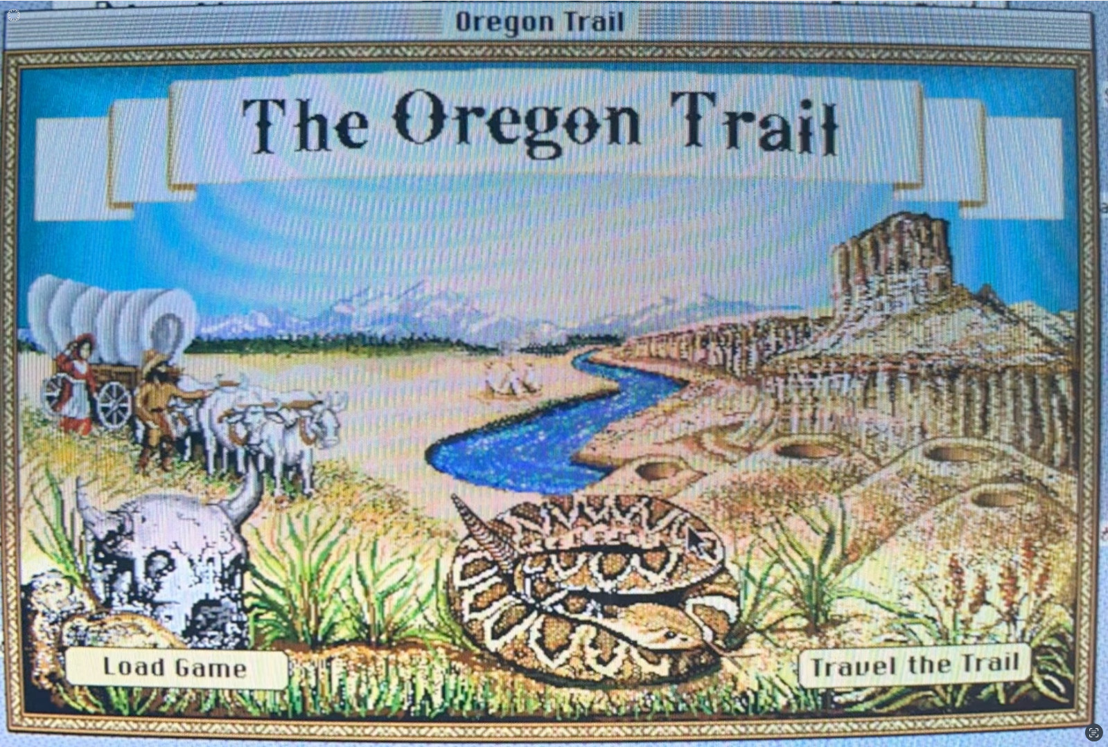 OREGON TRAIL – Early Mac Games on Floppy Disks: Retro / Vintage Software 🍎➕🍏