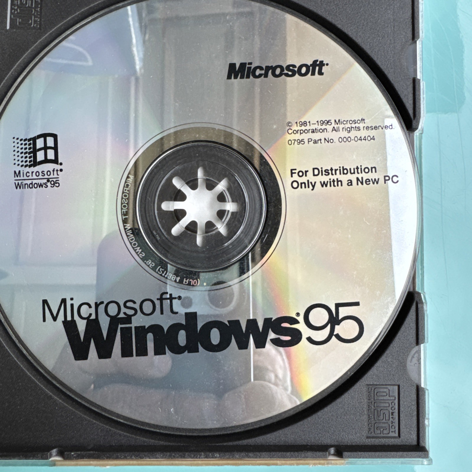 Microsoft Windows 95 Operating System PC Card – 000-04404