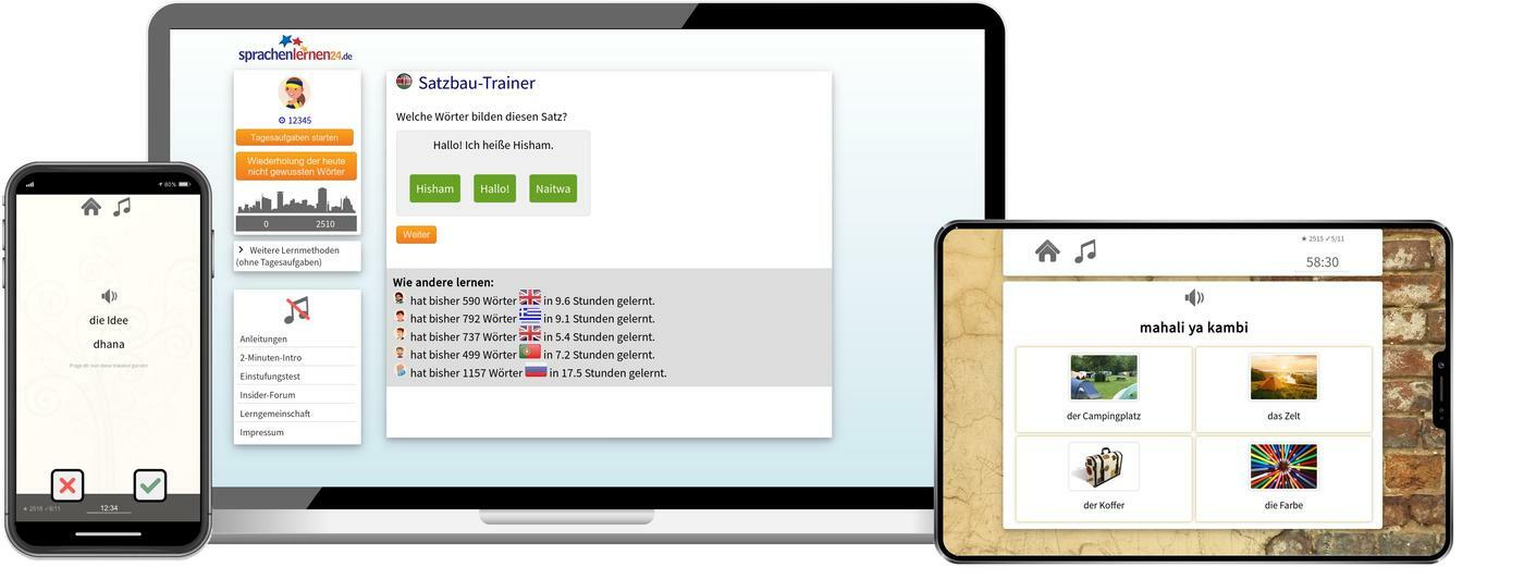 Learn Swahili complete package language course online course, language learning 24