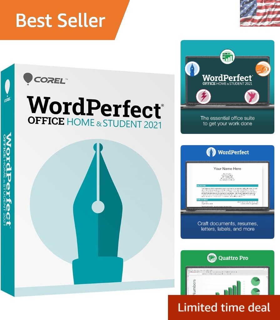 Enhanced WordPerfect Office Suite 2021: Word Processor & Presentation Software