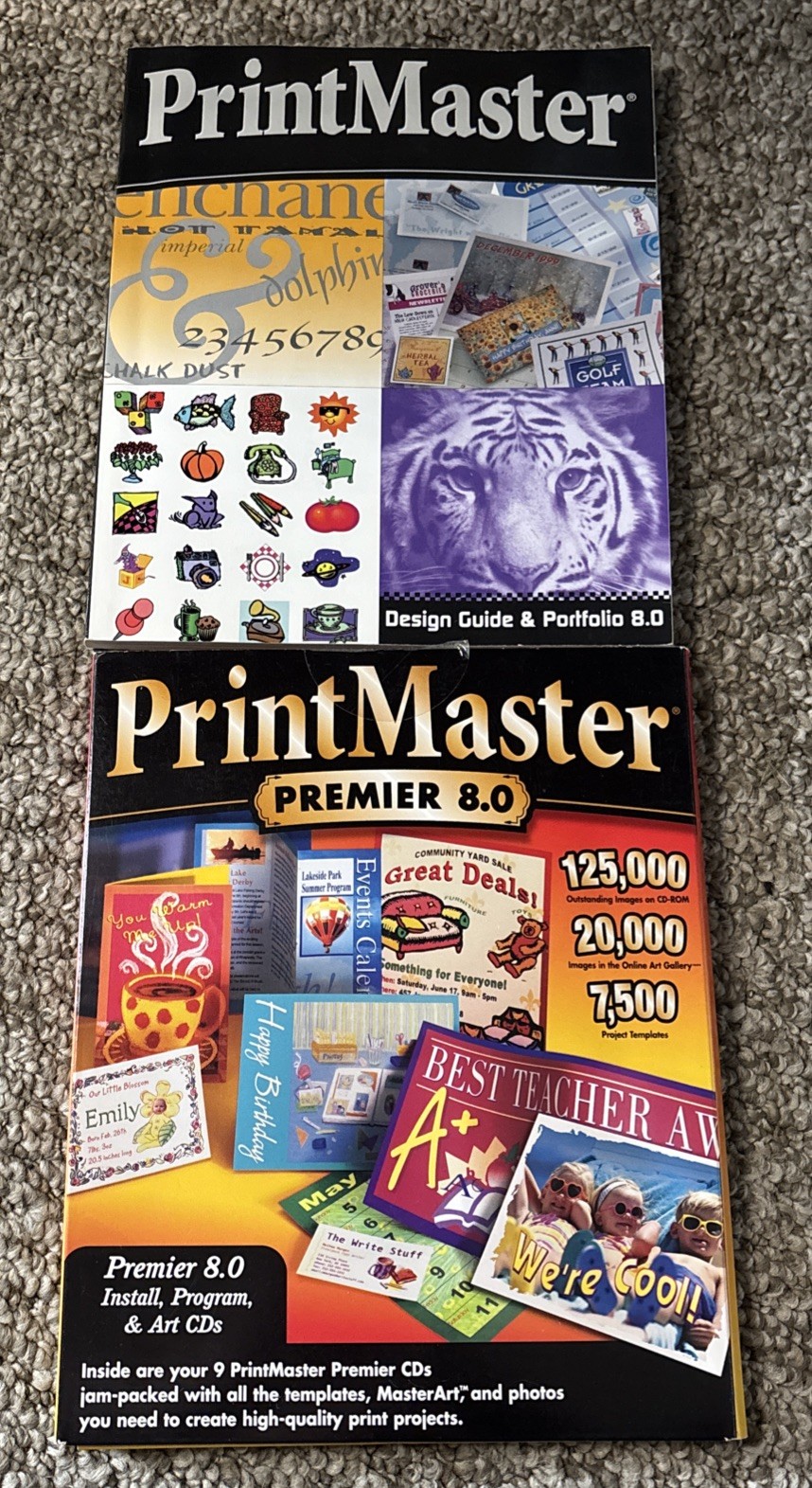 Vintage Print Master Premier 8.0 PC Software – WINDOWS 95 98